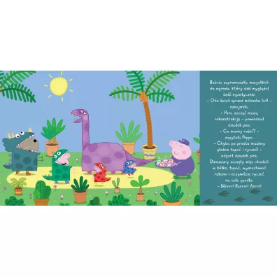 Peppa Pig. Ksiaeczki z peczki. Dinozaurowe przyjcie
