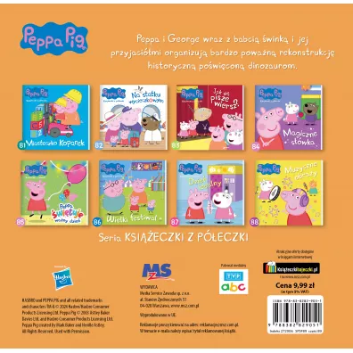 Peppa Pig. Ksiaeczki z peczki. Dinozaurowe przyjcie