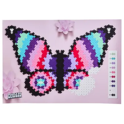 Puzzle By Numbers 800 el. Motyl Plus-Plus