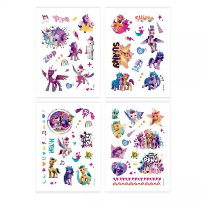 Zestaw tatua�y zmywalnych dla dzieci My Little Pony Maksik