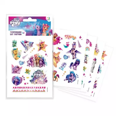 Zestaw tatua�y zmywalnych dla dzieci My Little Pony Maksik
