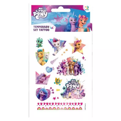 Zestaw tatua�y zmywalnych dla dzieci My Little Pony Maksik