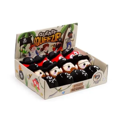 Pluszowa zabawka do �ciskania Queasy Jolly Pirate Puckator