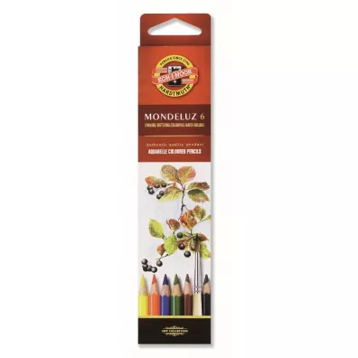 Koh-I-Noor Kredki akwarelowe 6 kolor�w