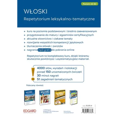 W�oski. Repetytorium leksykalno-tematyczne. Poziom A2-B2