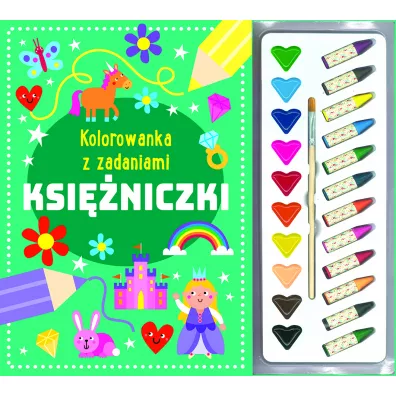 Kolorowanka z zadaniami. Ksi�niczki