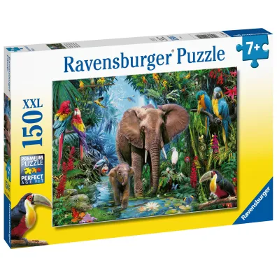 Puzzle 150 el. XXL S�onie w d�ungli Ravensburger