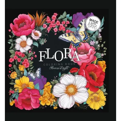 Kolorowanka 160x160 Flora Kwiaty