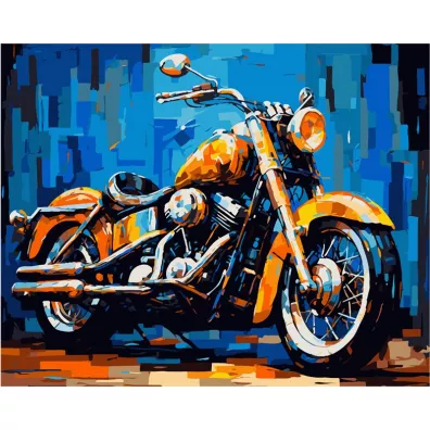 Koh-I-Noor Malowanie po numerach - Motor 40x50cm