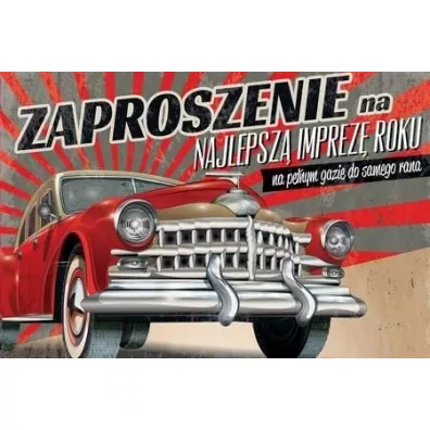 Pan Dragon Zaproszenie Uniwersalne 10 szt.