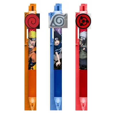 KIDS EUROSWAN D�ugopis z Toperem Naruto 3 sztuki NA00004