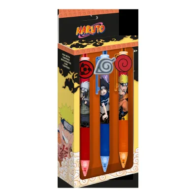 KIDS EUROSWAN D�ugopis z Toperem Naruto 3 sztuki NA00004