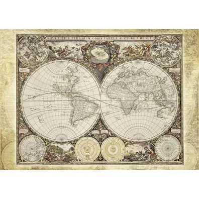 Puzzle 2000 el. Historyczna mapa �wiata Schmidt