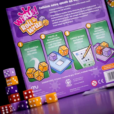 Wirus! Roll&Write Muduko