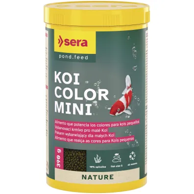Sera Koi Color Mini, granulat - pokarm postawowy dla Koi 390 g