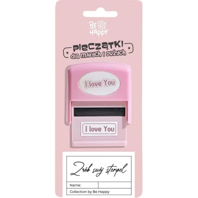 Be-Happy Gifts Piecz�tka z napisem I love You