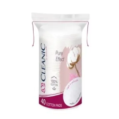 Cleanic P�atki kosmetyczne owalne Pure Effect 40 szt.