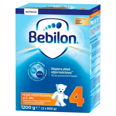 Bebilon Junior 4 z Pronutra+ Mleko modyfikowane powy�ej 2. roku �ycia 1.2 kg