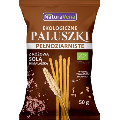 NaturaVena Paluszki penoziarniste z sol himalajsk 50 g Bio