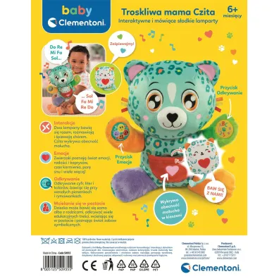 Lampart interaktywny Mama Czyta Clementoni