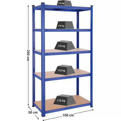 Songmics Rega do przechowywania 200 cm