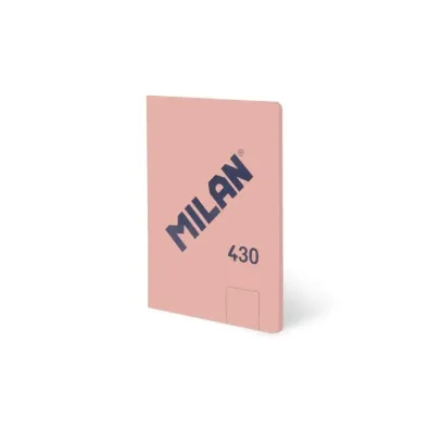 Milan Zeszyt klejony A5/48K g�adki r�owy