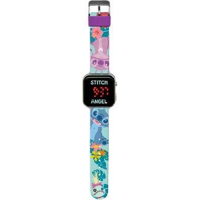 Zegarek LED z kalendarzem Stitch LAS4197
