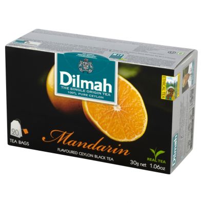 Dilmah Cejloska czarna herbata z aromatem mandarynki 20 x 1,5 g