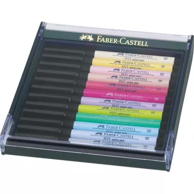 Faber-Castell Pitt Artist pen brush zestawpastelowych 12 kolor�w