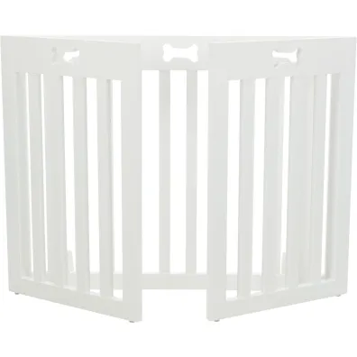 Trixie Barierka drewniana, 3-cz�ciowa, 82&ndash;124 x 61 cm, bia�a