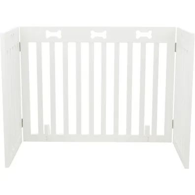Trixie Barierka drewniana, 3-cz�ciowa, 82&ndash;124 x 61 cm, bia�a