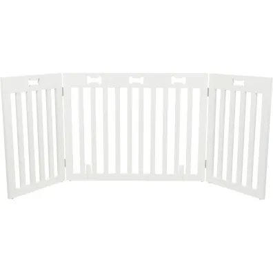 Trixie Barierka drewniana, 3-cz�ciowa, 82&ndash;124 x 61 cm, bia�a