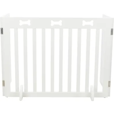 Trixie Barierka drewniana, 3-cz�ciowa, 82&ndash;124 x 61 cm, bia�a