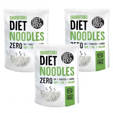 Diet-Food Makaron konjac noodle Zestaw 3 x 1 kg