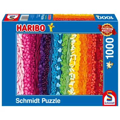 Puzzle 1000 el. Haribo, Kolorowe �elki Schmidt