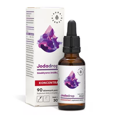 Aura Herbals Jodadrop bioaktywne rdo jodu koncentrat Suplement diety 30 ml