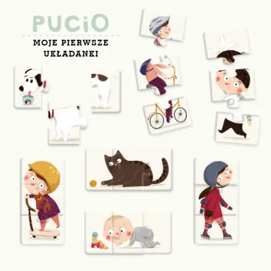 Puzzle Pucio Moje pierwsze ukadanki Nasza Ksigarnia