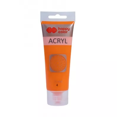 Happy Color Farba akrylowa 75ml pomaraczowa
