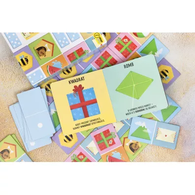 Baw si� i ucz. Domino. Kszta�ty. Gra i ksi��ka Wilga Play