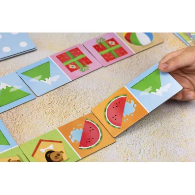 Baw si� i ucz. Domino. Kszta�ty. Gra i ksi��ka Wilga Play