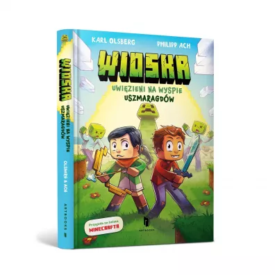 Pakiet Minecraft. Wioska. Tomy 1-5: Uwi�zieni na Wyspie Szmaragd�w, Niebezpiecze�stwo w Netherze, Zagubieni w d�ungli, W kr�lestwie Smoka Endu, Zatopieni w oceanie