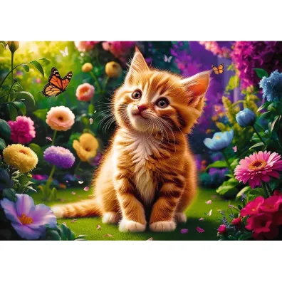 Puzzle 500 el. Uroczy kotek Trefl
