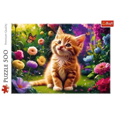 Puzzle 500 el. Uroczy kotek Trefl