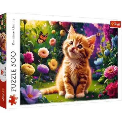 Puzzle 500 el. Uroczy kotek Trefl
