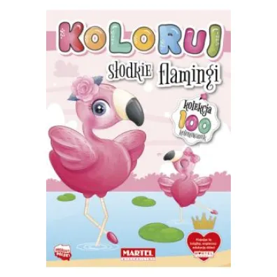 S�odkie flamingi. Koloruj