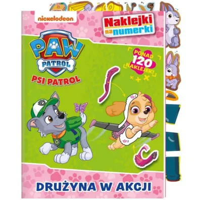 Psi Patrol. Naklejki na numerki. Dru�yna w akcji