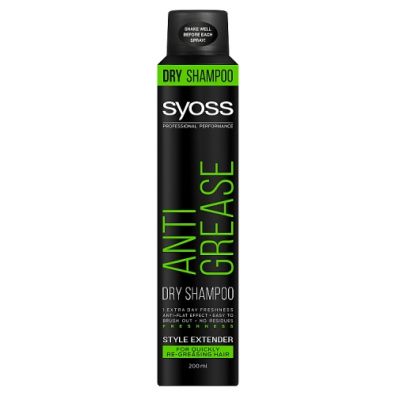 Syoss Anti Grease Dry Shampoo suchy szampon do włosów szybko przetłuszczających się 200 ml