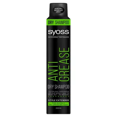 Syoss Anti Grease Dry Shampoo suchy szampon do wosw szybko przetuszczajcych si 200 ml