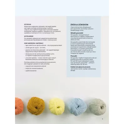 Szyde�kowanie. Zabawki aktywizuj�ce. Wzory amigurumi na zabawki edukacyjne