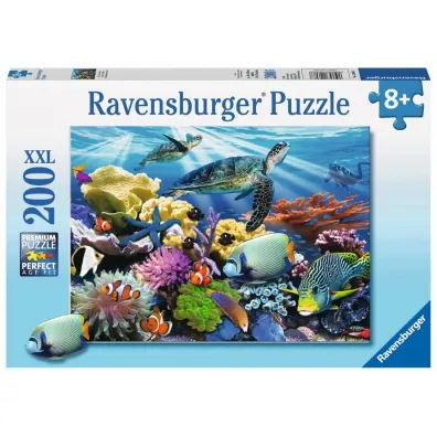 Puzzle 200 Ocean Turtles Ravensburger